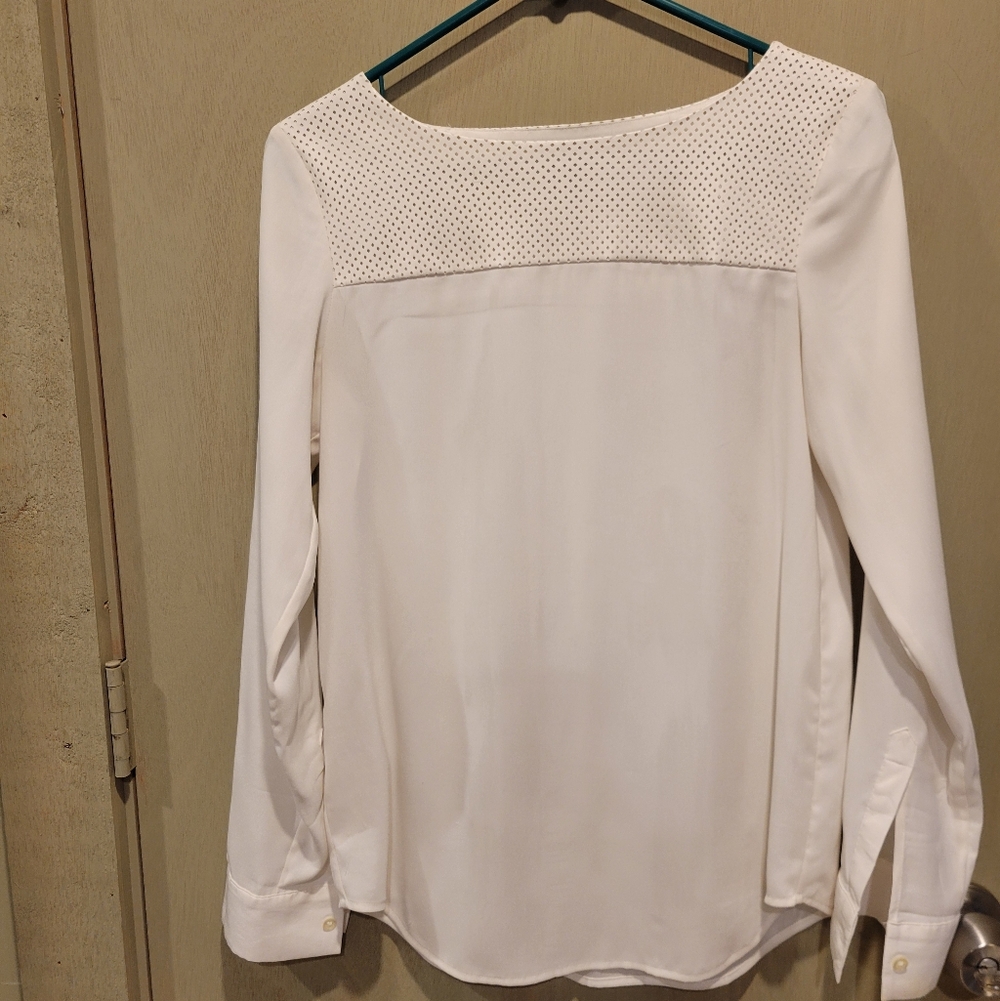 Anne Taylor Elegant Off White Women's Top